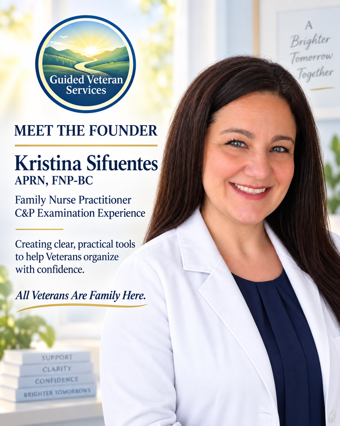 Meet Kristina Sifuentes, APRN, FNP-BC, founder of Guided Veteran Services